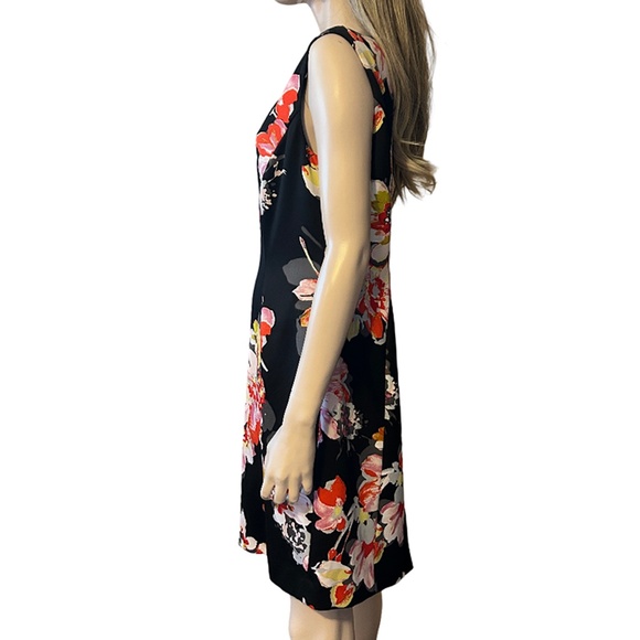 Tahari ASL Kathy Dress Sheath Sleeveless Floral Print NWT - Picture 5 of 13